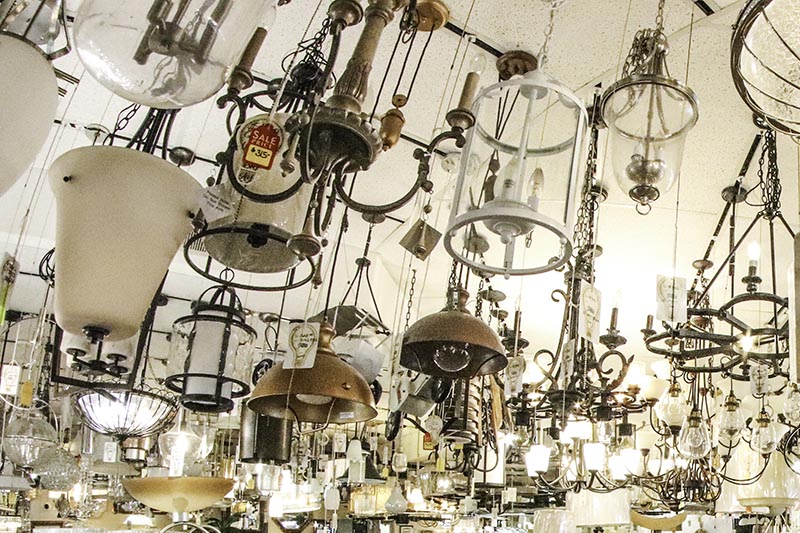 Chandeliers — Wholesale Lighting Daytona showroom